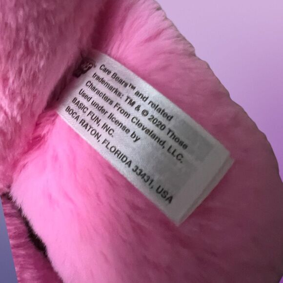 2020 Care Bears Cheer Bear Pink Plush Stuffed Animal 12" - Picture 2 of 5